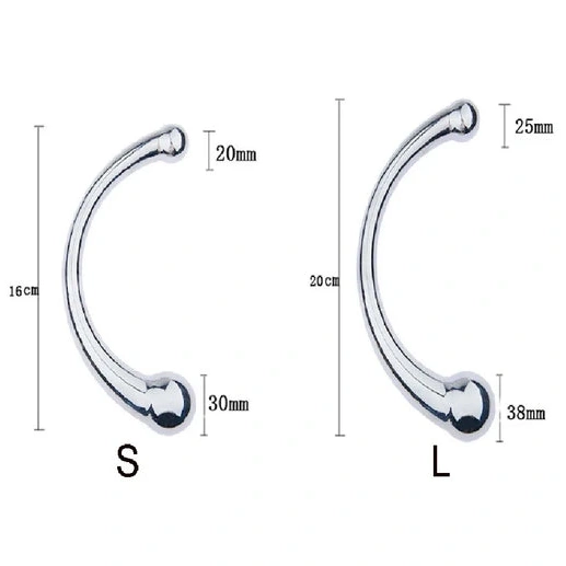 Double Hook Steel Anal 5858 Ended Stainless Elegant 0912